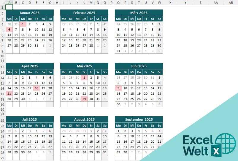 Kalender_2025_Schleswig-Holstein ferien