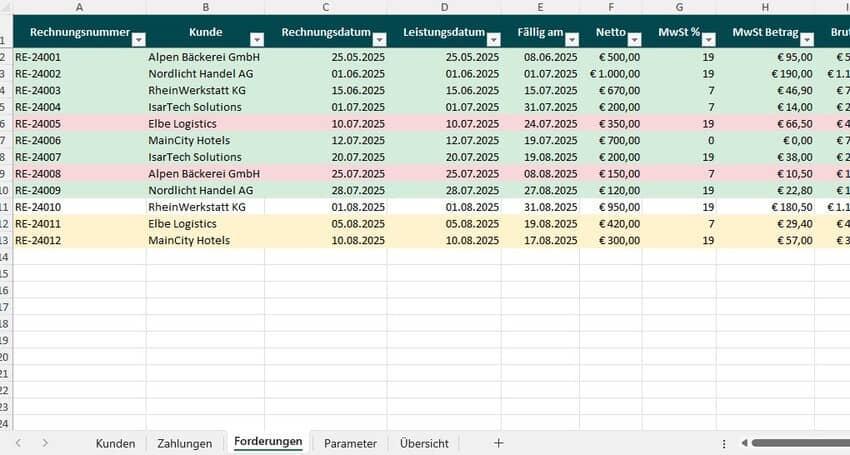 private buchhaltung excel vorlage