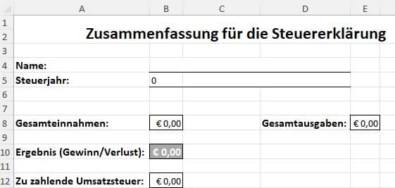 tabelle einnahmen-ausgaben vorlage kostenlos
