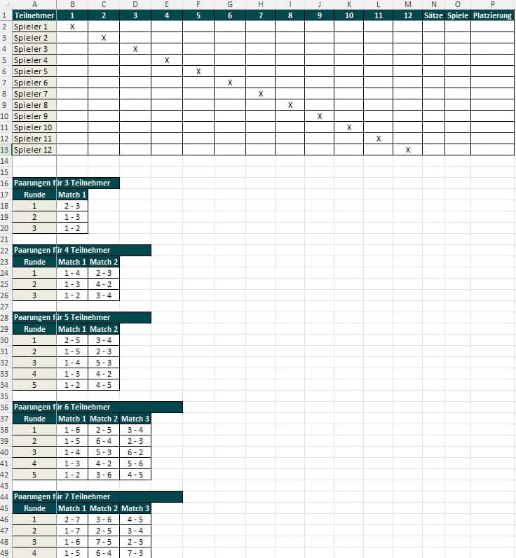 turnierplan jeder gegen jeden excel kostenlos