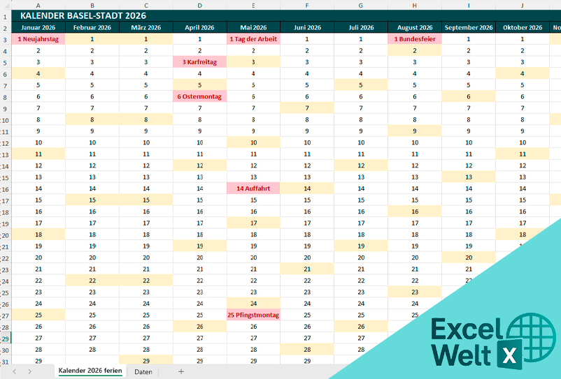 Kalender Basel-Stadt 2026