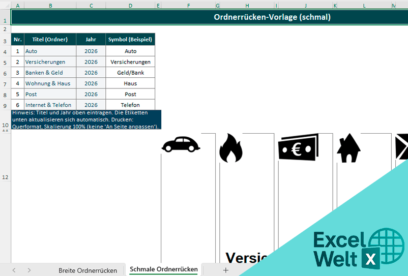 ordnerruecken vorlage kostenlos