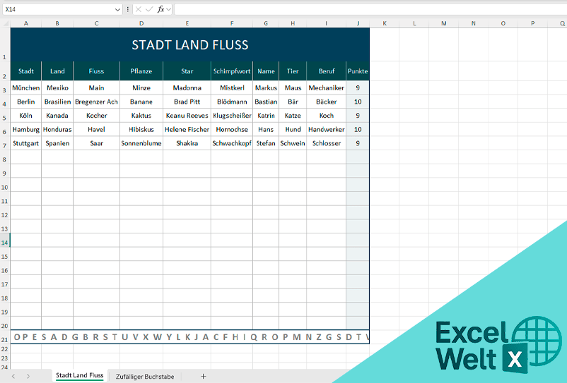 vorlage stadt land fluss excel vorlage