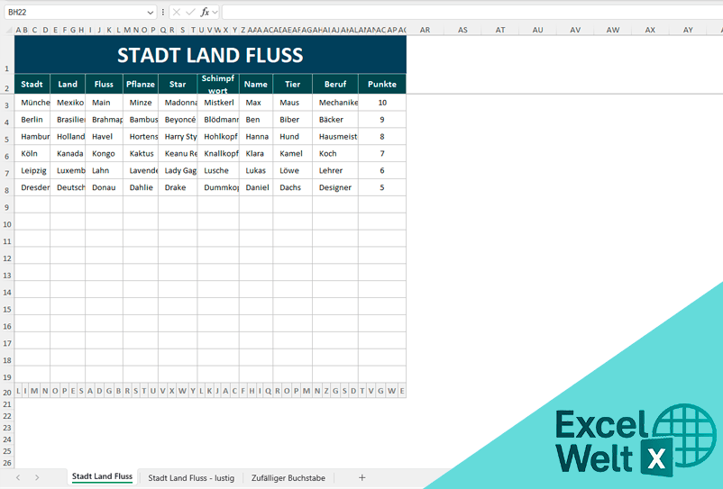 vorlage stadt land fluss